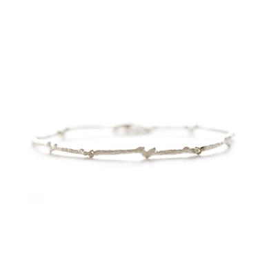 Bracelet in silver with branches